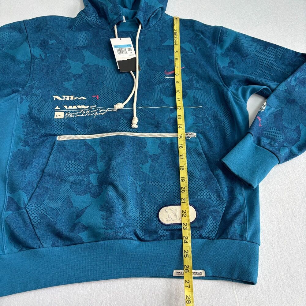 Nike Men's Dri-FIT Halftone Floratone Hoodie Mens Medium Blue Standard Issue NWT - Picture 11 of 12